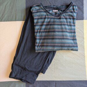 Men's Blue Pajama Sleepwear Set